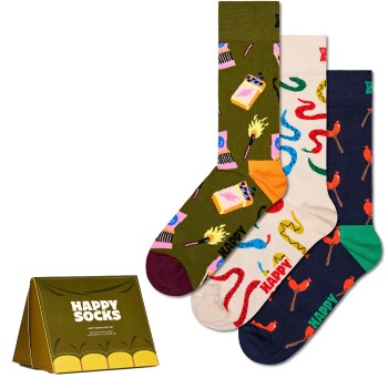 3-Pack Happy Socks Happy Camper Socks Gift Set