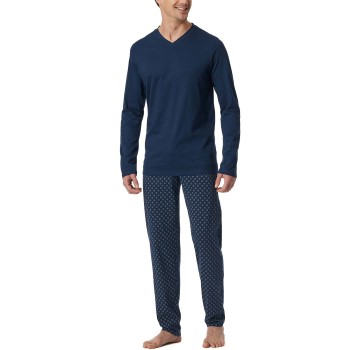 Schiesser Casual Essentials Long Sleeve Pyjamas 