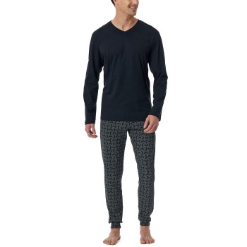 Schiesser Casual Essentials Long Sleeve Pyjamas 