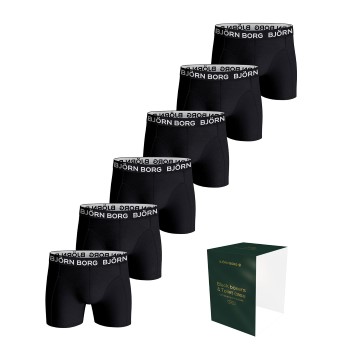 6-Pack Björn Borg Cotton Stretch Boxer And Toilet Case 