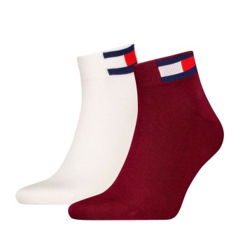 2-Pack Tommy Men Uni Flag Quarter Sock