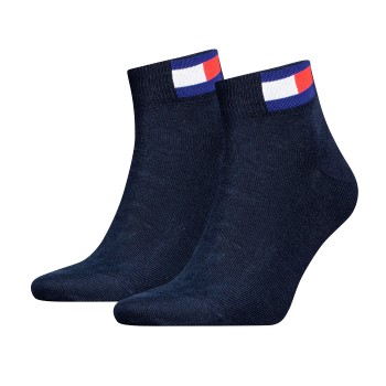 2-Pack Tommy Men Uni Flag Quarter Sock
