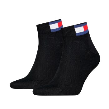2-Pack Tommy Men Uni Flag Quarter Sock