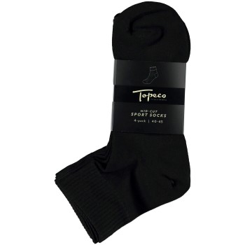 4-Pack Topeco Mid Cut Sport Socks