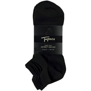 4-Pack Topeco Low Cut Sport Socks