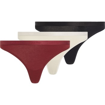 3-Pack Calvin Klein Holiday Modern Logo Thong