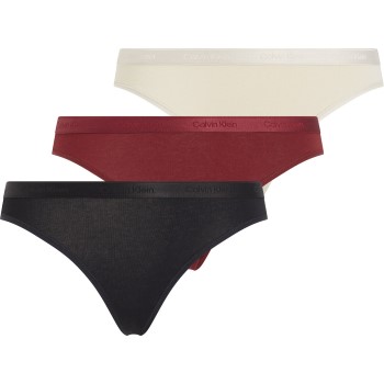 3-Pack Calvin Klein Modern Logo Holiday Bikini