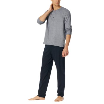 Schiesser Casual Essentials Long Pyjama Button