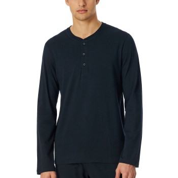 Schiesser Mix and Relax Long Shirt Button Placket
