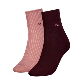 2-Pack Calvin Klein Short Sock Roll Top