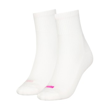 2-Pack Puma Women Heart Logo Short Crew Socks
