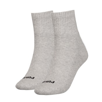 2-Pack Puma Women Heart Logo Short Crew Socks
