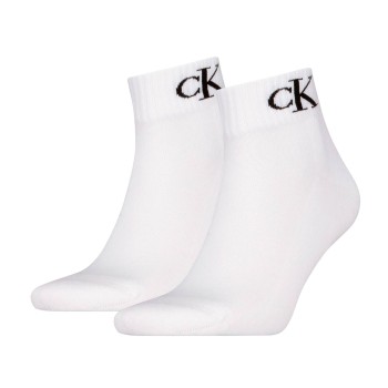 2-Pack Calvin Klein Monogram Quarter Socks