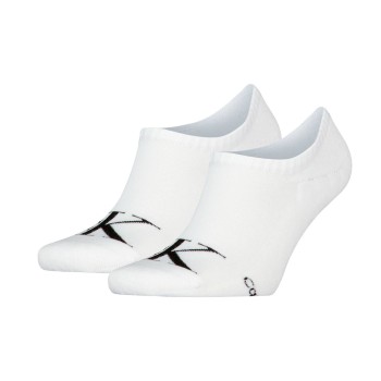 2-Pack Calvin Klein Monogram High Cut Footie Socks