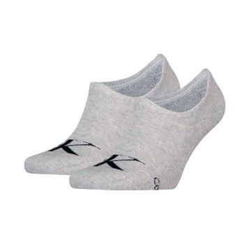 2-Pack Calvin Klein Monogram High Cut Footie Socks