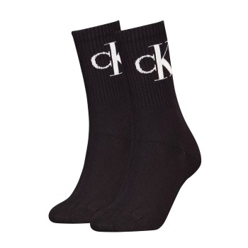 2-Pack Calvin Klein Women Monogram Crew Socks