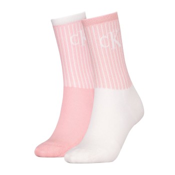 2-Pack Calvin Klein Glossy Rib Crew Socks