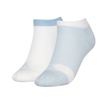 2-Pack Calvin Klein Glossy Sneaker Socks