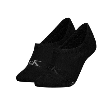 2-Pack Calvin Klein Glossy High Cut Footie Socks