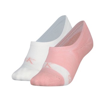 2-Pack Calvin Klein Glossy High Cut Footie Socks