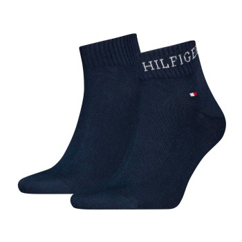 2-Pack Tommy Hilfiger Men Tab Quarter Socks