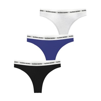 3-Pack Björn Borg Logo Thong