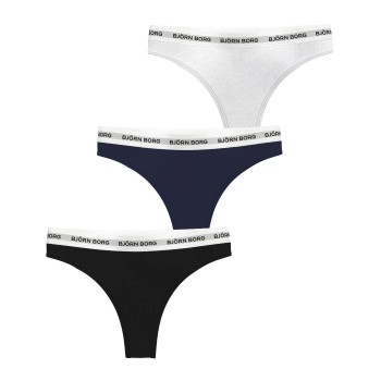 3-Pack Björn Borg Logo Thong