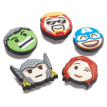 5-Pack Crocs Jibbitz Avengers Emojis