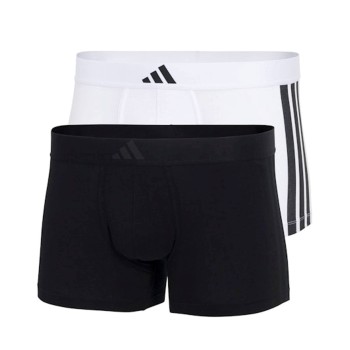 2-Pack Adidas Active Flex Cotton 3 Stripes Low Rise Trunk