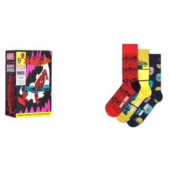 3-Pack Happy Socks Marvel Spider Man Gift Set