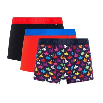 3-Pack Happy Socks Thumbs Up Boxershorts