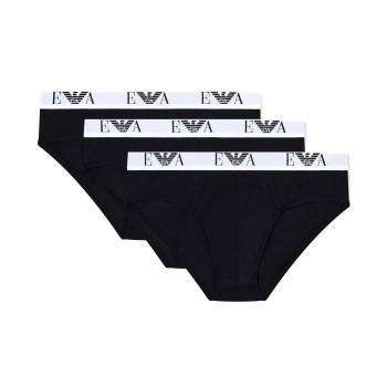 3-Pack Armani Stretch Jersey Briefs With Logo