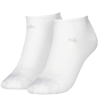 2-Pack Calvin Klein Soft Cotton Rolltop Trainer Socks