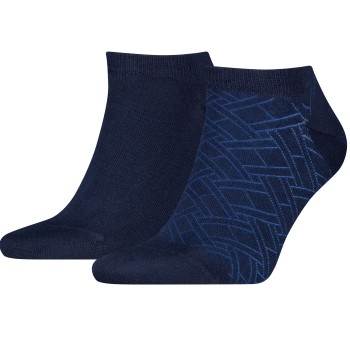 2-Pack Tommy Hilfiger Cotton Sneaker Socks Patterned