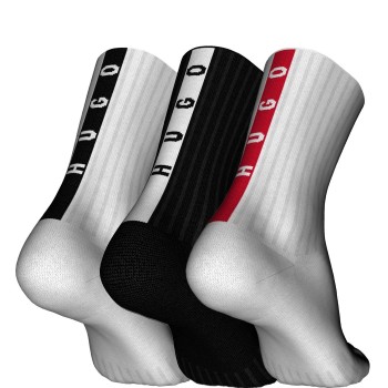 3-Pack HUGO Back Label Socks