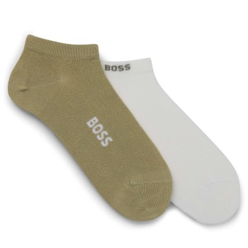 2-Pack BOSS Logo Bamboo Ankle Socks