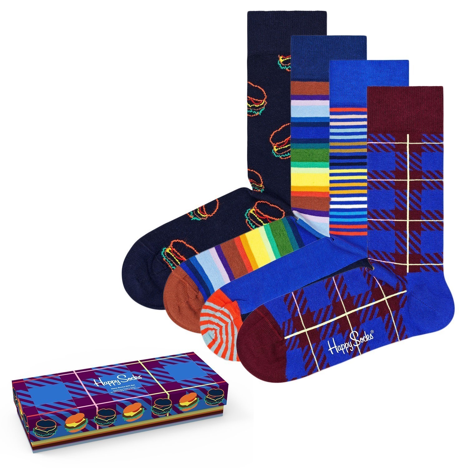Happy Socks Navy Gift Box 650