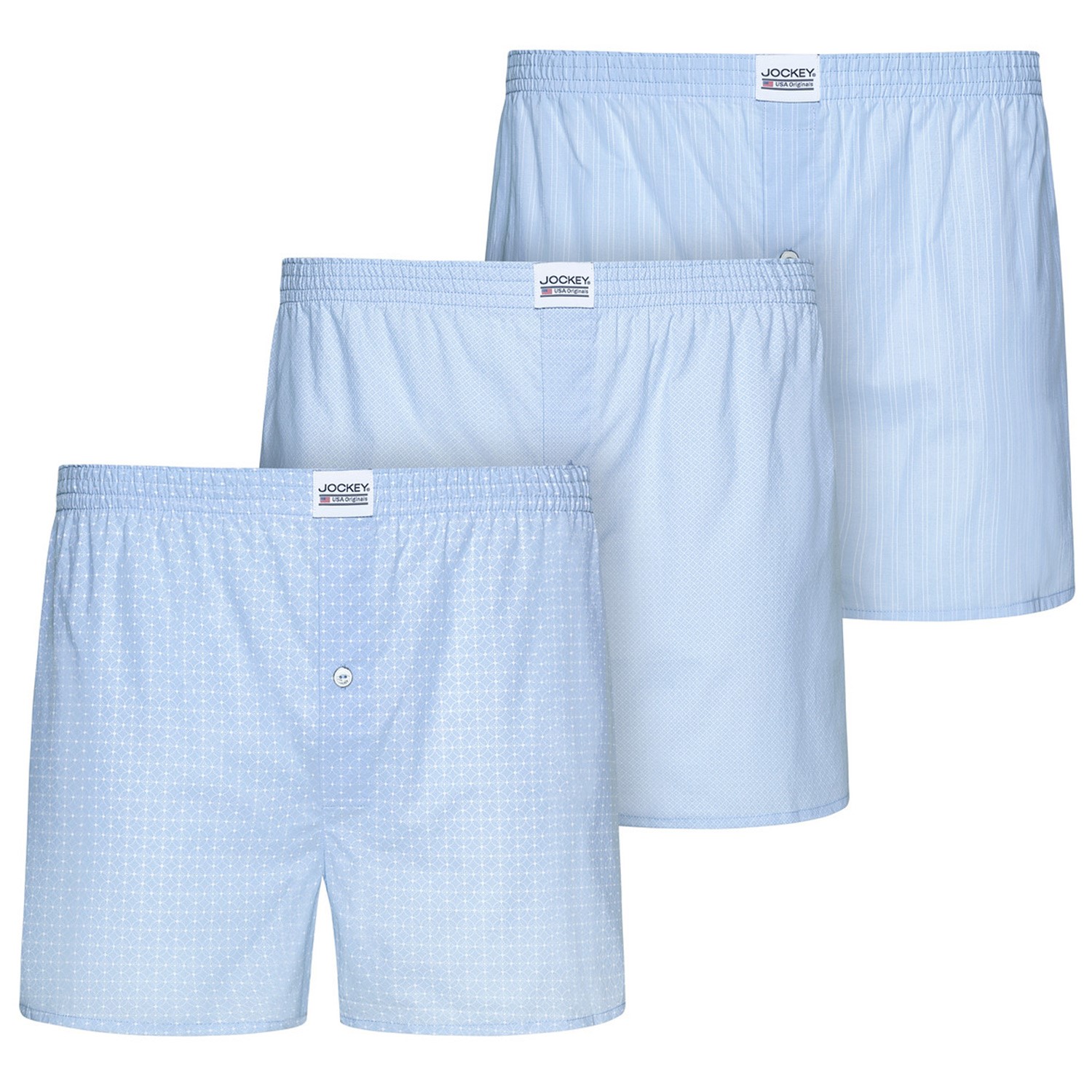 Jockey Woven Soft Poplin Boxer Shorts