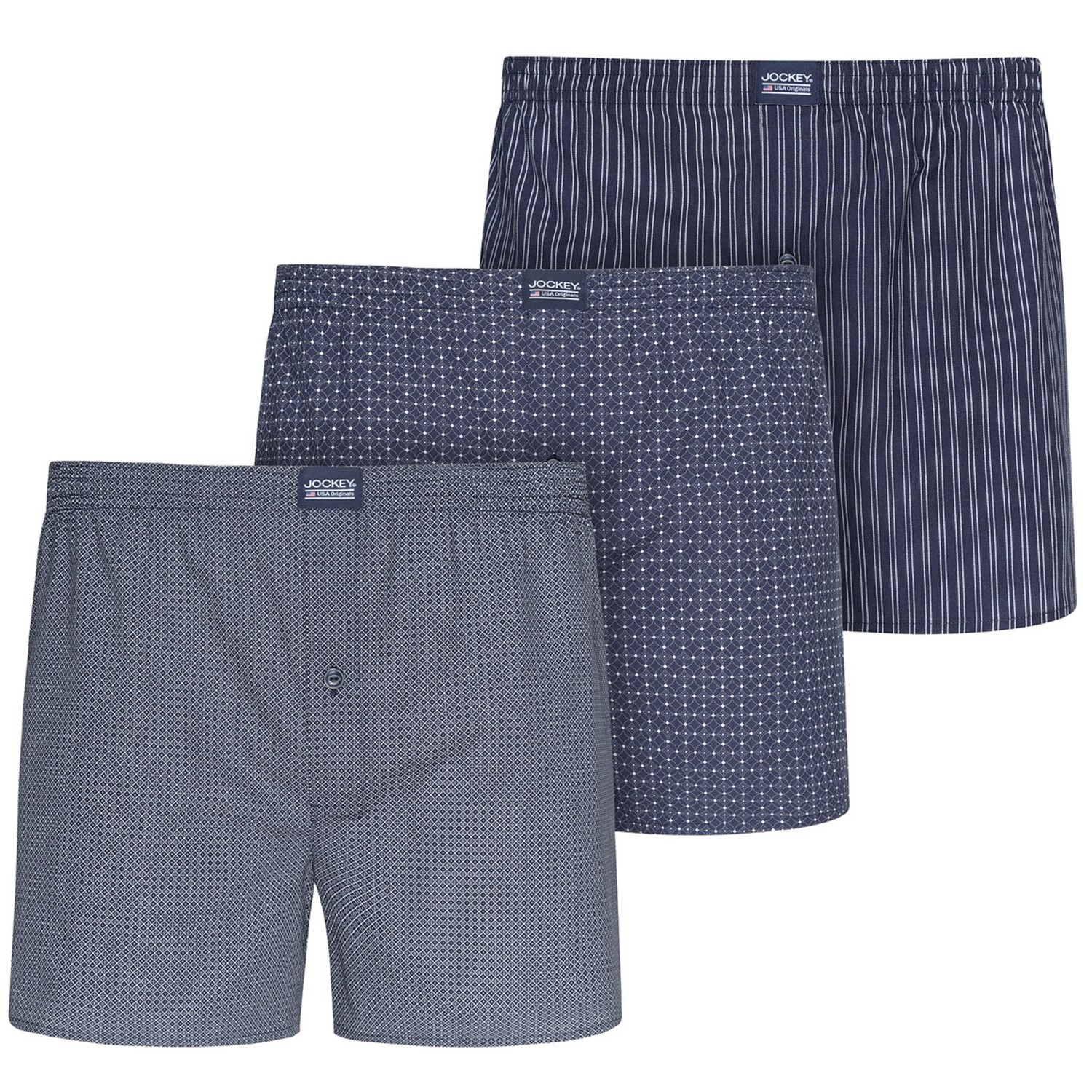 Jockey Woven Soft Poplin Boxer Shorts 3XL-6XL