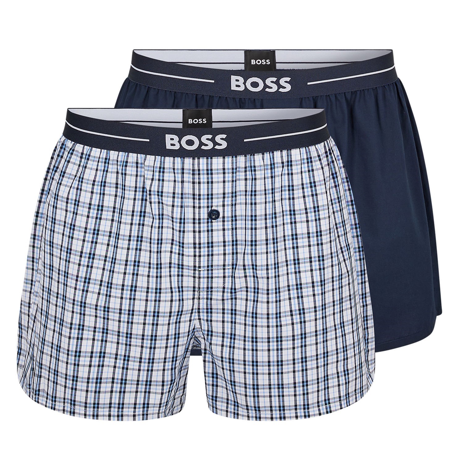 BOSS Woven Boxer Shorts With Fly