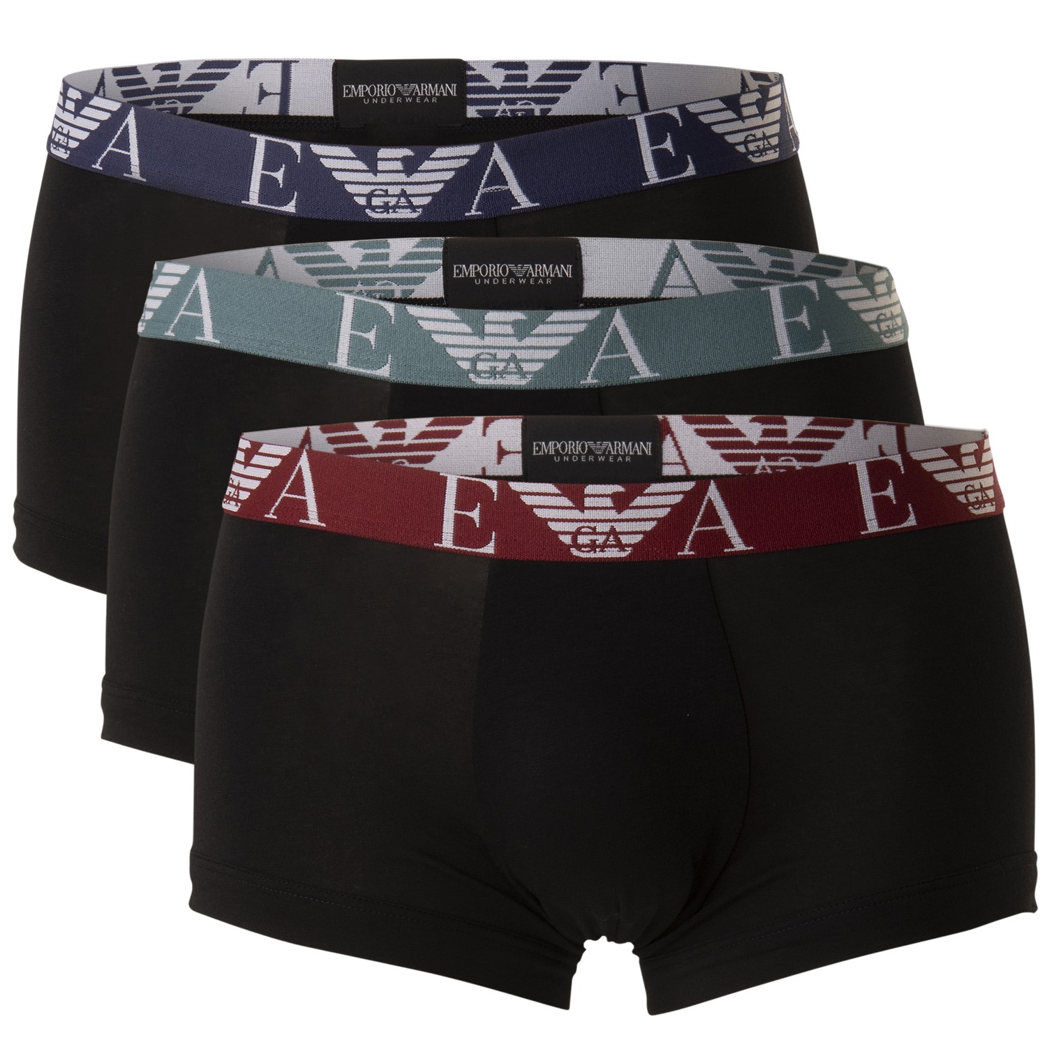 Emporio Armani Monogram Cotton Trunks