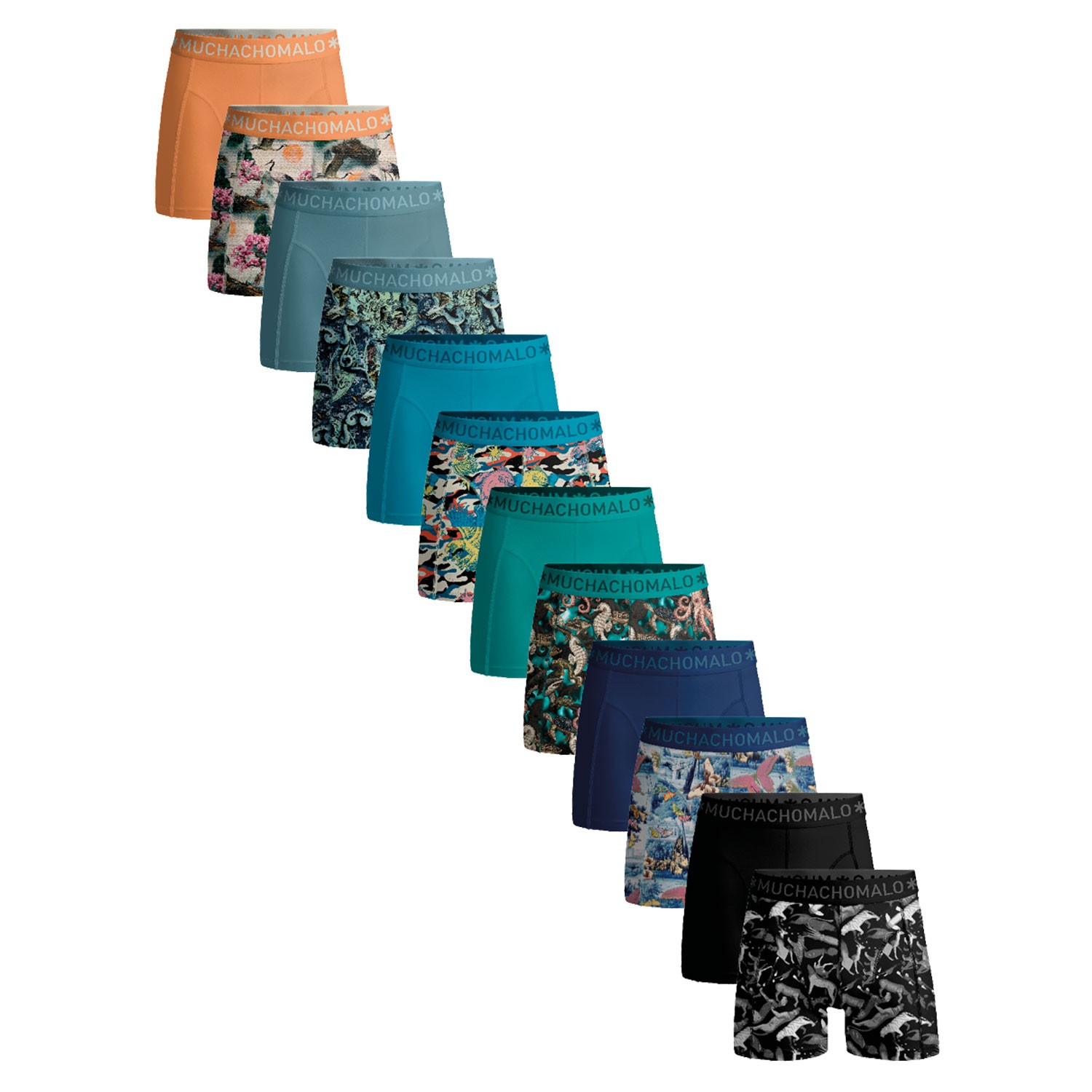Muchachomalo Cotton Stretch Golden Boxers