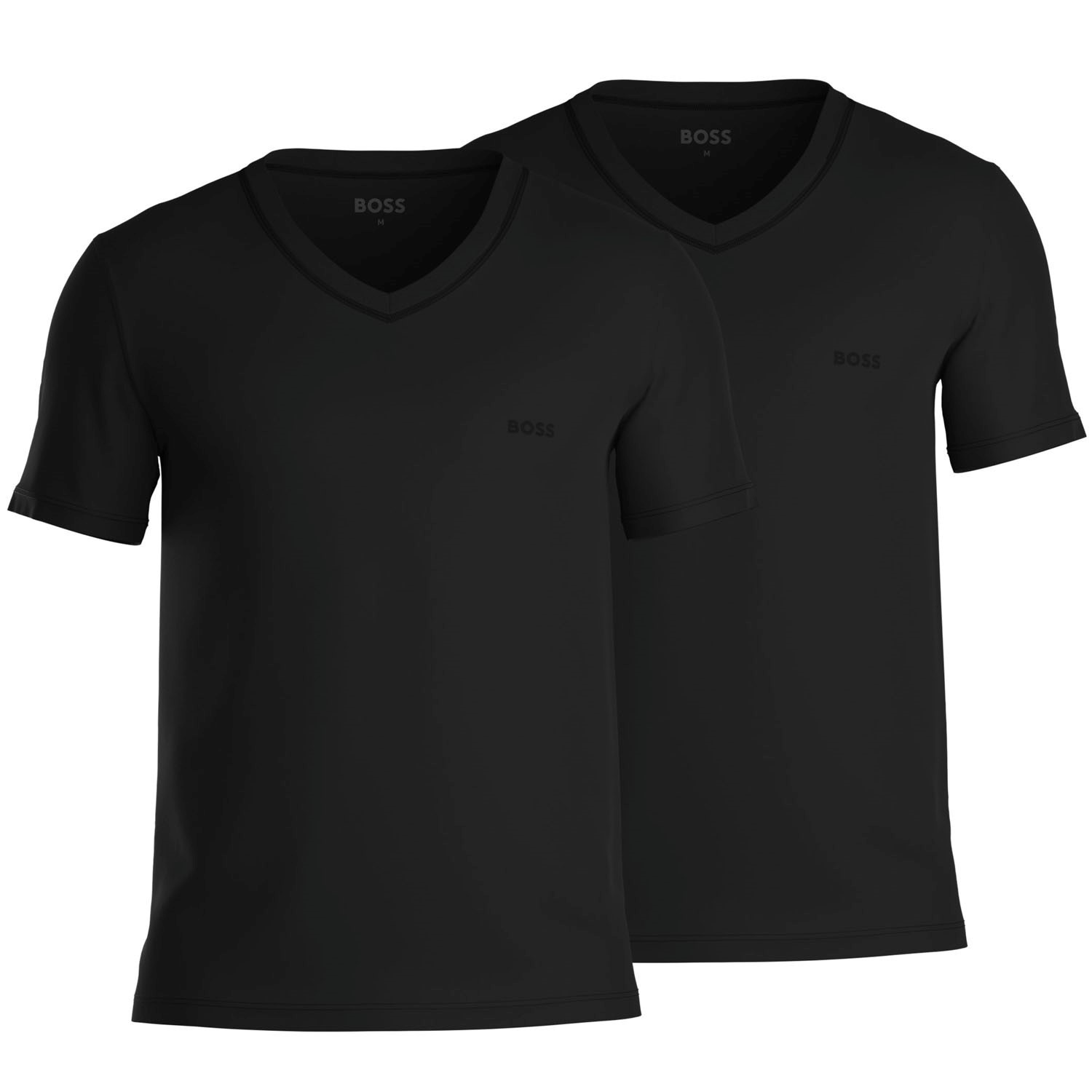 BOSS Relaxed Cotton Fit V-Neck T-shirt