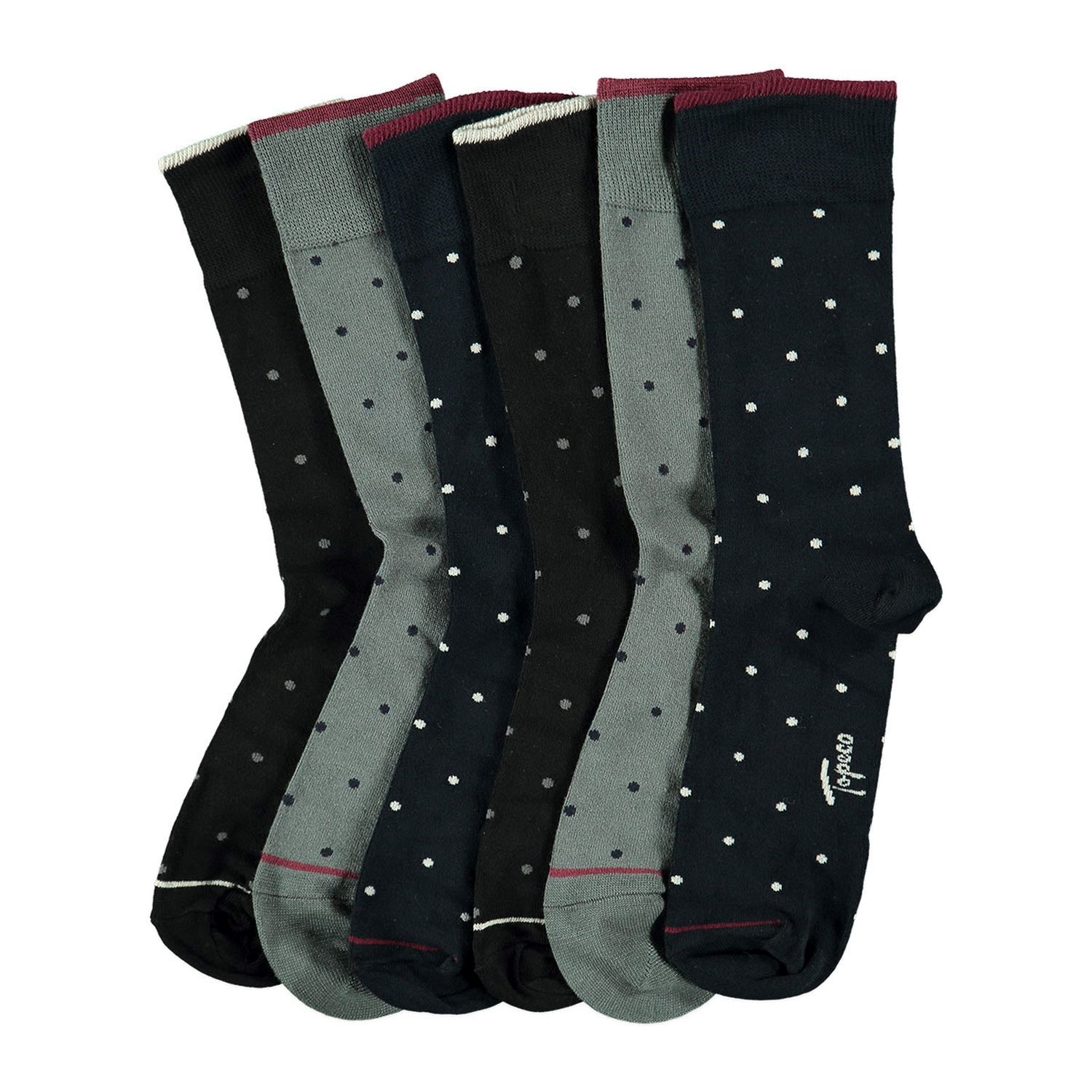 Topeco Men Bamboo Printed Socks