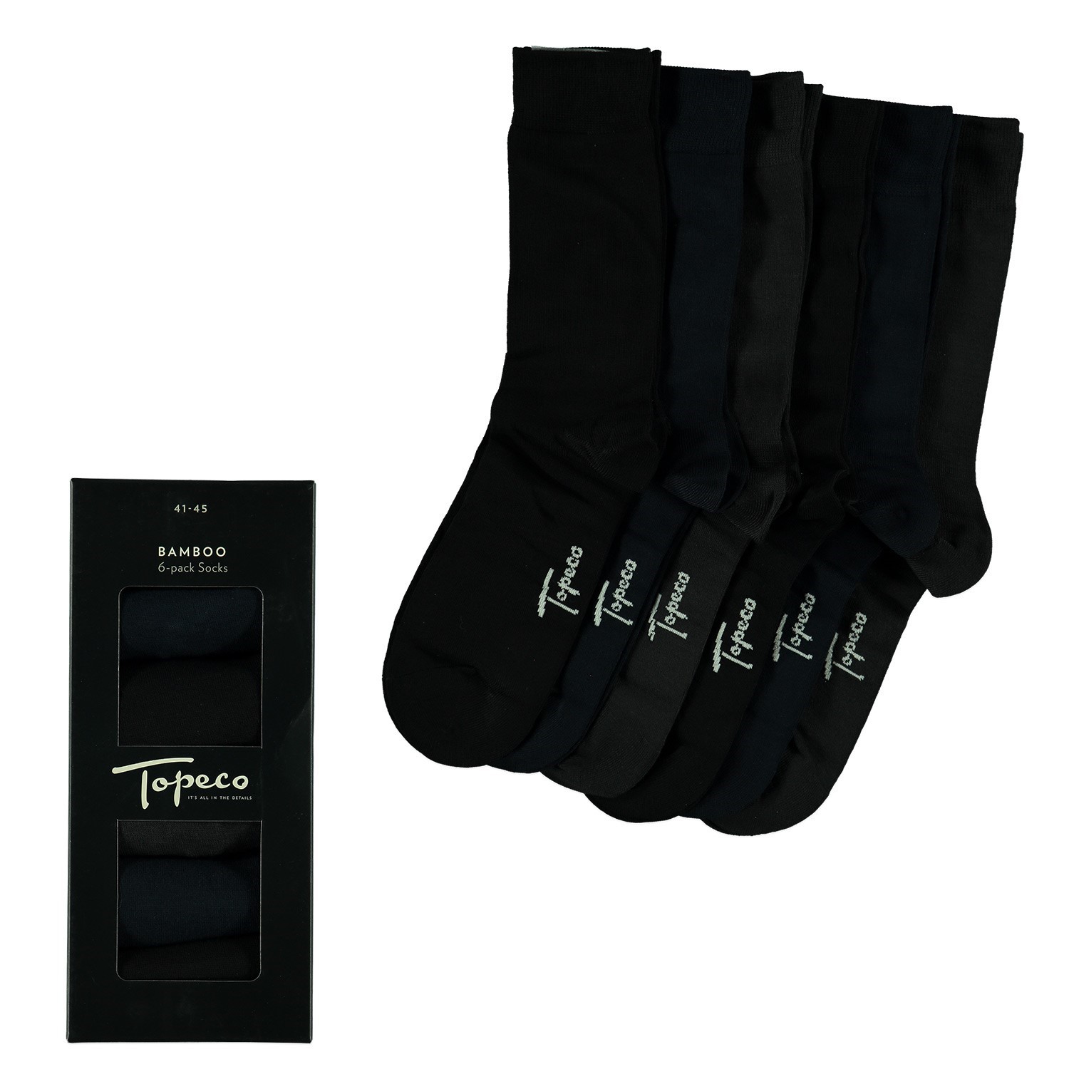 Topeco Men Bamboo Crew Socks
