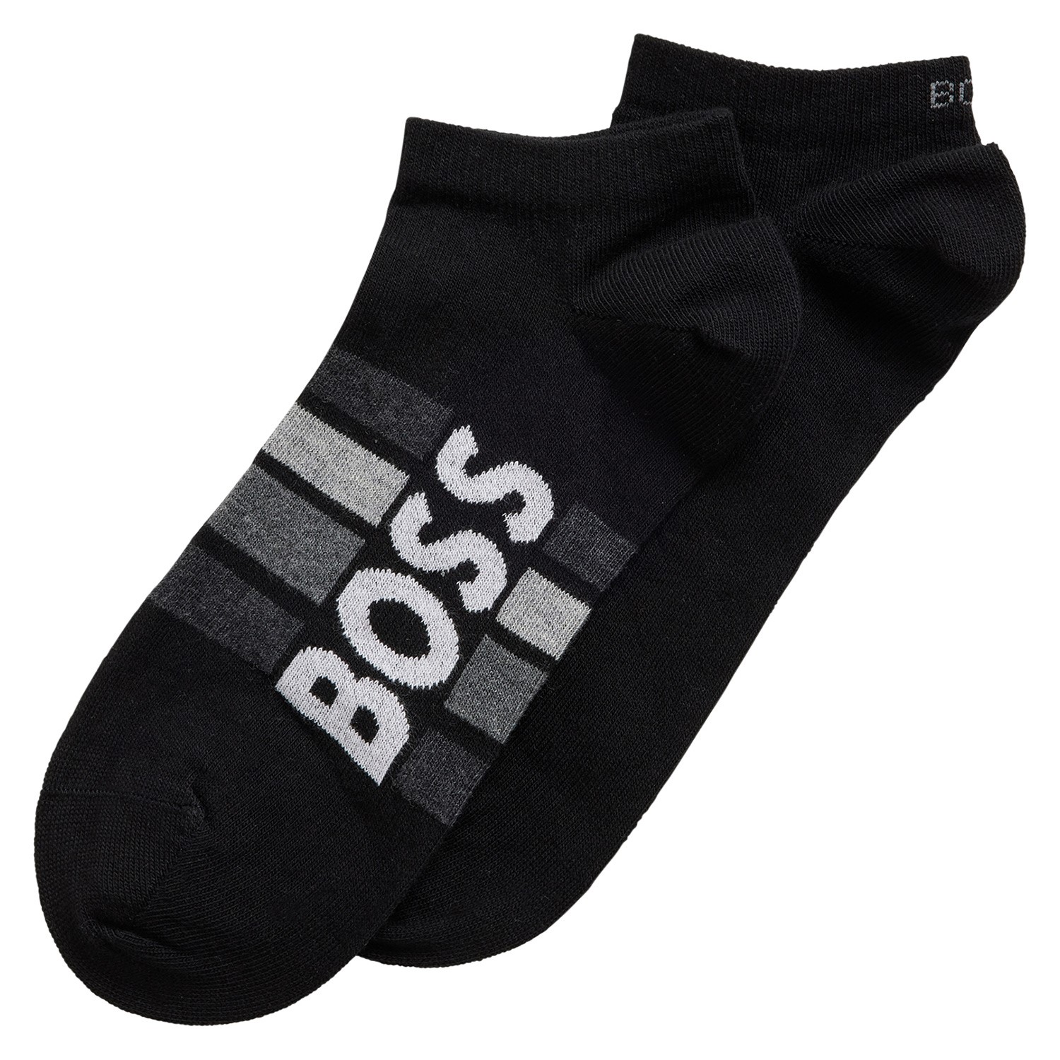 BOSS Stripe Cotton Ankle Socks