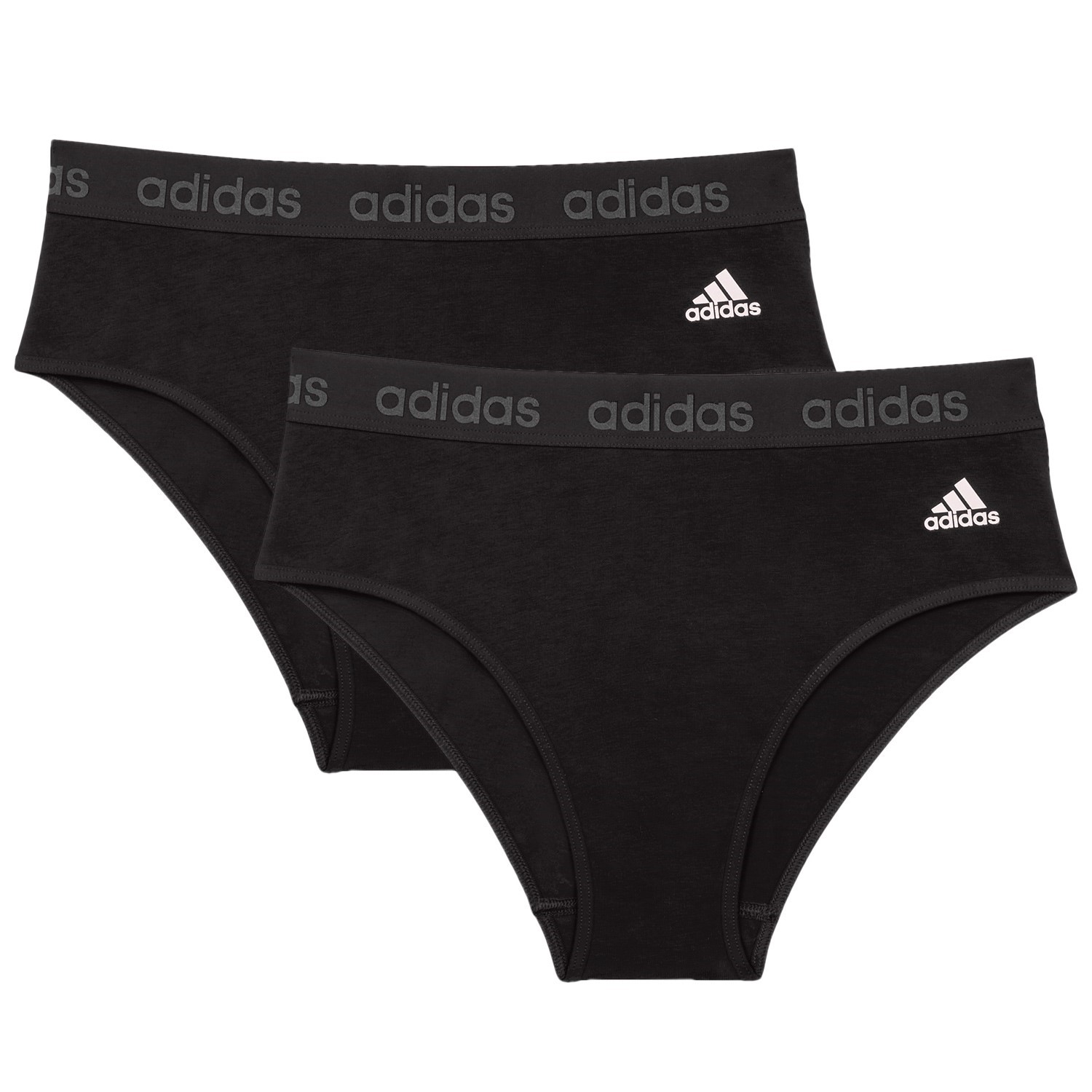 Adidas Solid Cotton Bikini Style Brief Multi