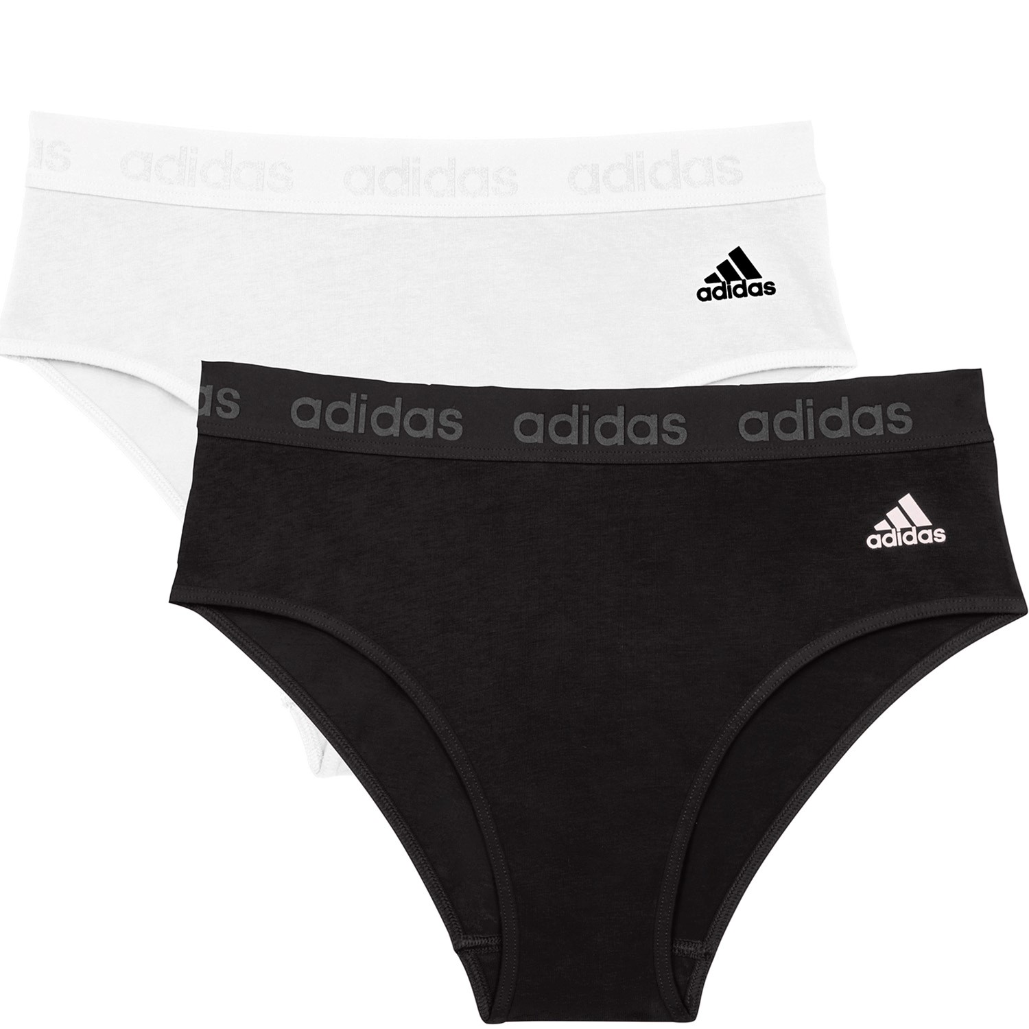 Adidas Solid Cotton Bikini Style Brief Multi