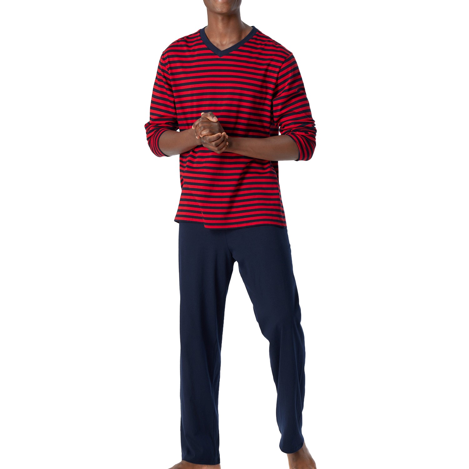 Schiesser Essenatials Pyjamas With Long Sleeve