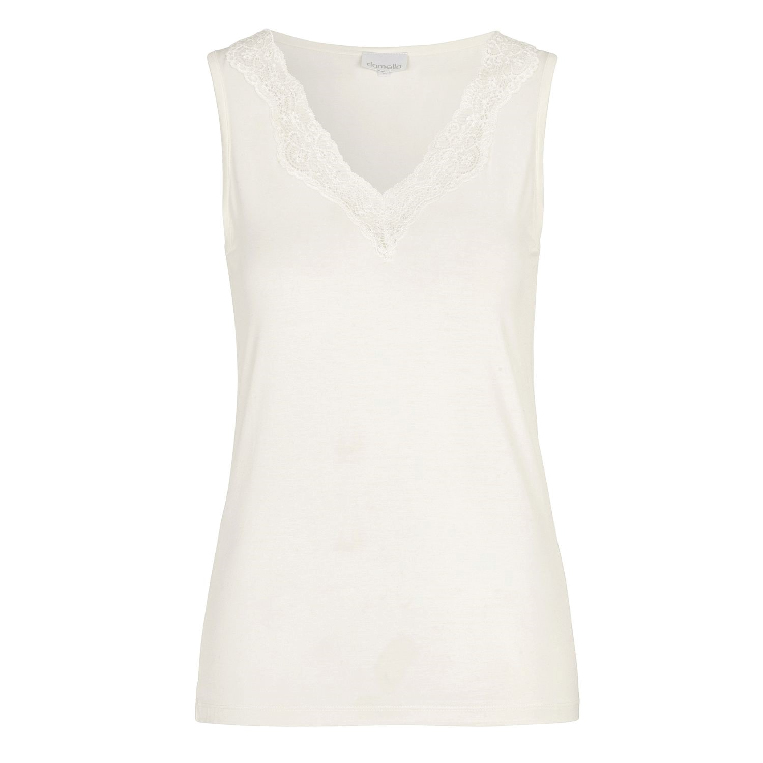 Damella Bamboo Lace Tank Top